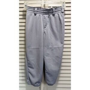 Allison Athletic Youth Baseball Pants‎ Gray Size Small Logo Elastic/Tie Waist